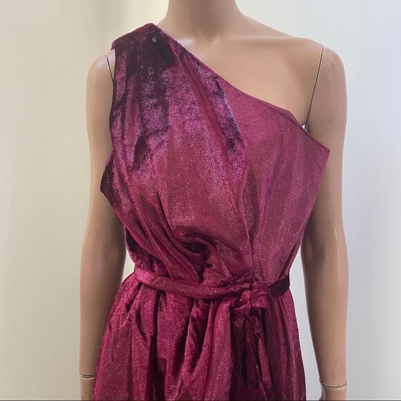 NEW Ted Baker Abinaa one shoulder midi dress XXL - Picture 8 of 16